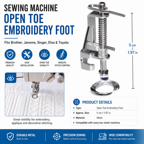 Sewing machine open toe - sewing,