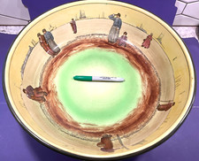 ROYAL DOULTON Dutch Harlem 15 1/2" Wash Water Basin Fruit Bowl D1886 WOW!