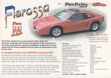 Fiero Factory Fierossa kit car