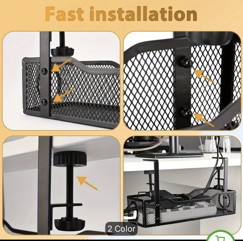 Under desk cable - cable, tray