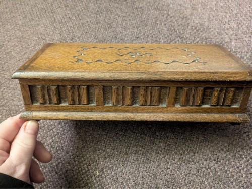 Antique wooden treen jewellery - wooden,