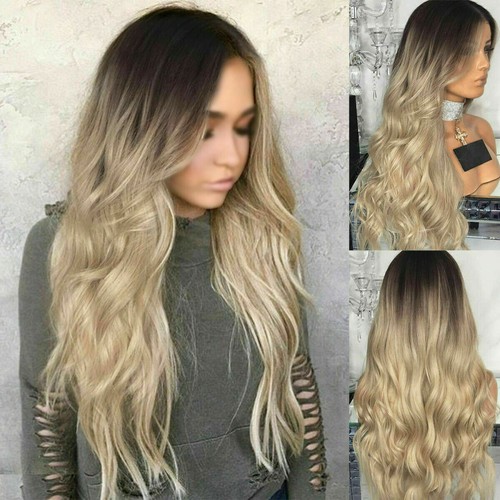 Women ombre blonde - women, long