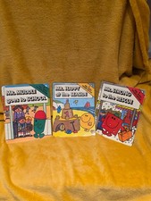 Set of 3 Vintage Mr. Men Word