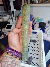 Large Prehnite Wand Crystal