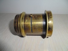Antique  Large Format Rapid Rectilinear Brass Lens  #0286