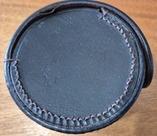 A MODERN BLOCK LEATHER FLY REEL CASE FOR YOUR HARDY OR ORVIS FLY REEL UNUSED