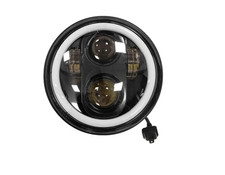 VESPA EVOK 12v LED HEADLIGHT PX 125 150 200 T5 Classic LML Star - PLUG & PLAY