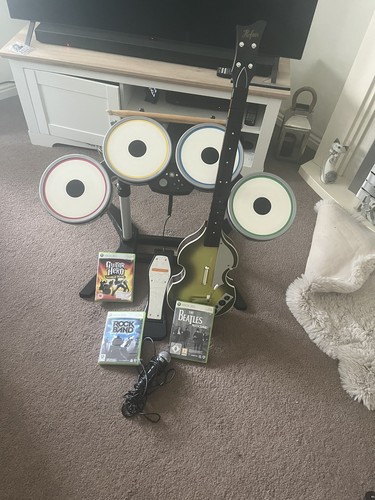 Xbox 360 rock band beatles - xbox,