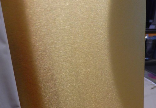 Brushed brass sheet plate - sheet,