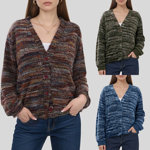 Women knitted neck - women, v