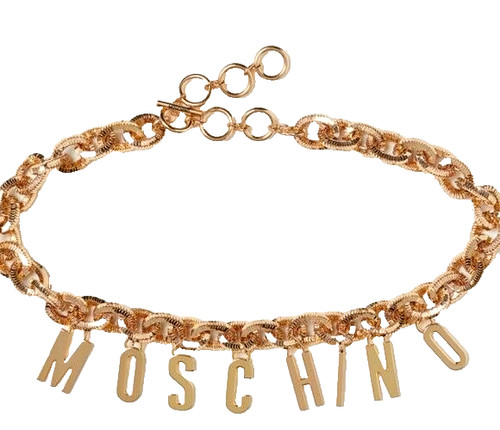Moschino m chain belt - chain,
