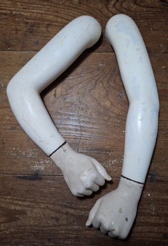 Vintage mannequin arms - arms, youth