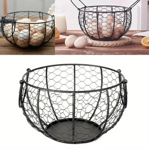 Wire egg basket decorative - wire,
