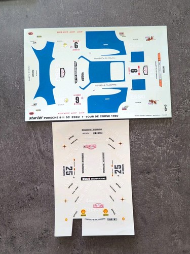 Decals porsche 911 sc - 1/43,