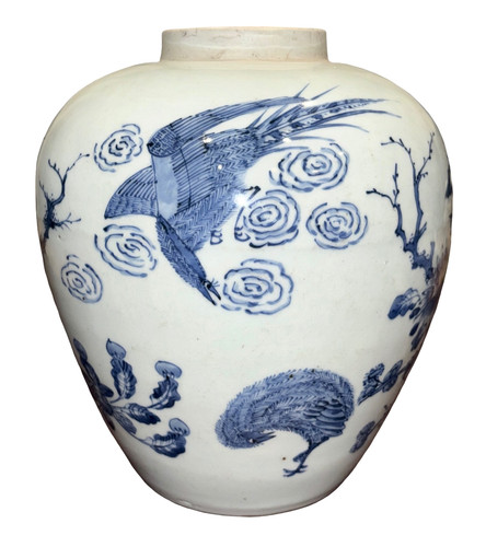 Chinese blue and - and, white