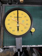MITUTOYO DIAL TEST INDICATOR WALL CLOCK DTI 3D PRINTED +mini lithophane 1 micron