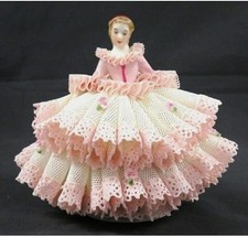 Irish Dresden Figurine Lace