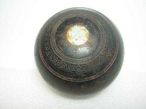Lignum vitae bowl - vitae, maker's