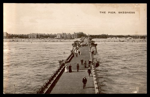 Postcard rppc the - rppc, pier