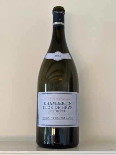 Rare empty wine bottle