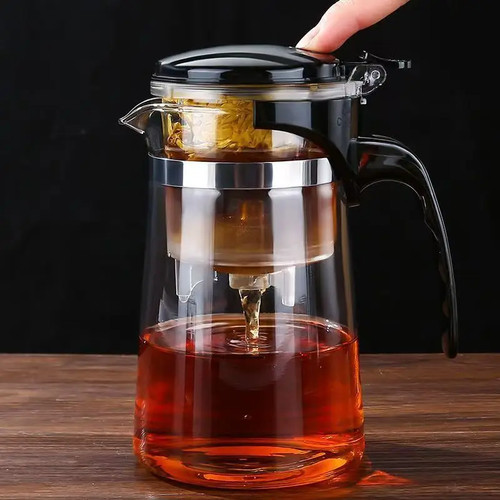 Heat resistant glass teapot - glass,