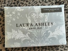 BNWT Laura Ashley Pair Of Josette Standard Pillowcases