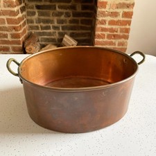 Vintage Copper Jam Pan 30cm