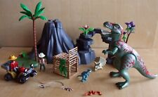 PLAYMOBIL Dinos Volcano Eruption Figurines (70327) loose incomplete