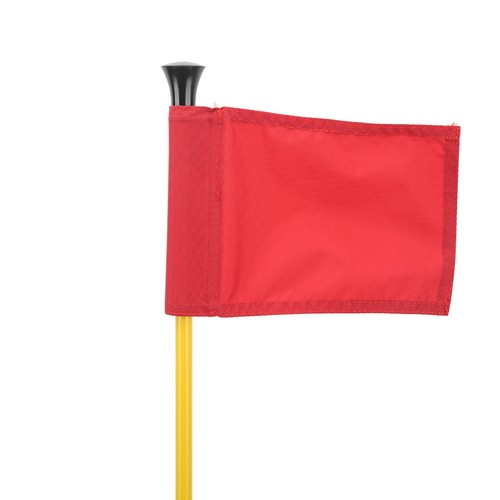 Red golf pin - cup, set