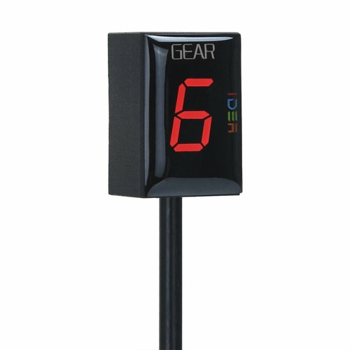 Motorcycle gear indicator - gear, red