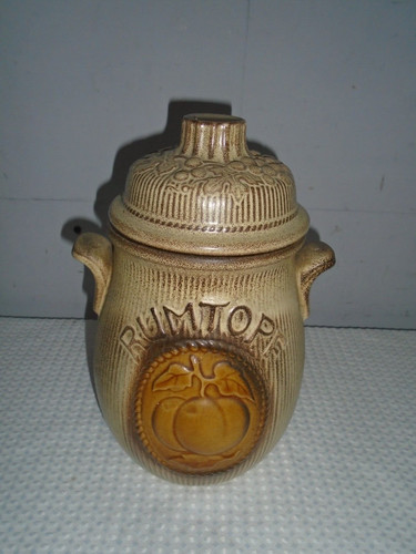 Vintage rumtopf ceramic - vintage,