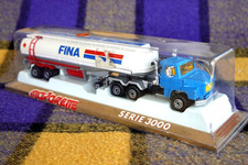 c.1980 MAJORETTE #3041 Scania L140 "Fina" articulated oil tanker MIB 1/60
