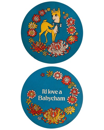 Vintage 1970 babycham beer - vintage,