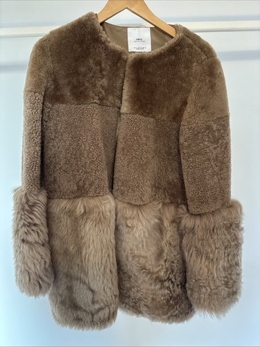 Ladies sheepskin coat - -, mango