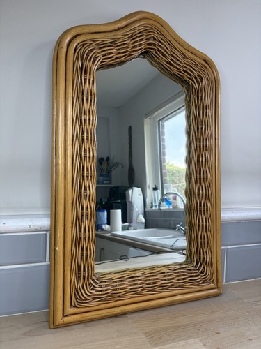 Vintage rattan wicker - rattan, wall