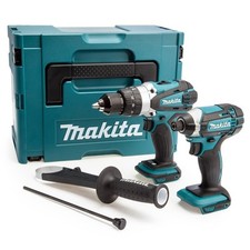 Makita DLX2145ZJ 18V LXT DHP458Z Combi Drill & DTD152Z Impact Driver in Makpac C