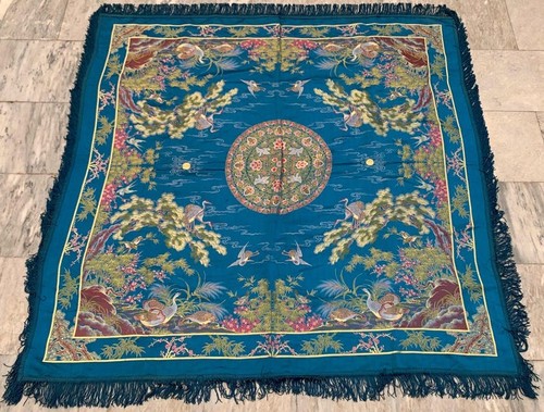 5x5 hand embroidered silk - ft,