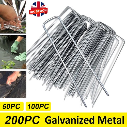 200pcs garden netting pegs - 200pcs,