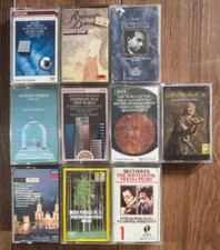 Lot of 10 Classical & Opera Cassette Tapes – Vintage Collection – Great Conditio