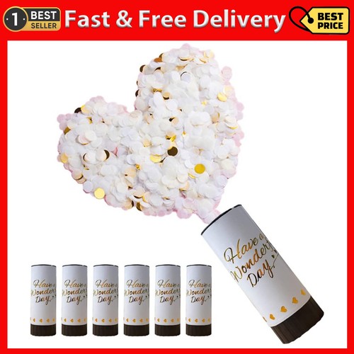 Dearlives pcs white confetti - 6,