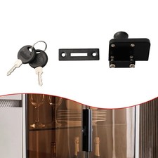 Lock Your Display Cabinets with Double Door Glass Lock Easy to Install