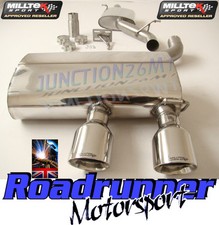 Milltek Exhaust Golf R32 MK5 2005 Cat Back System Resonated Stainless QUIETER