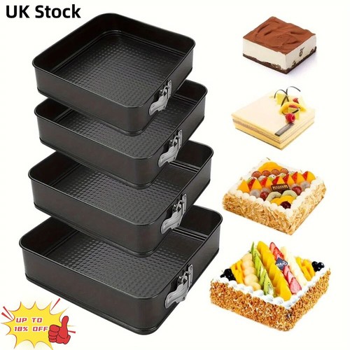 Steel square non stick - stick, spring