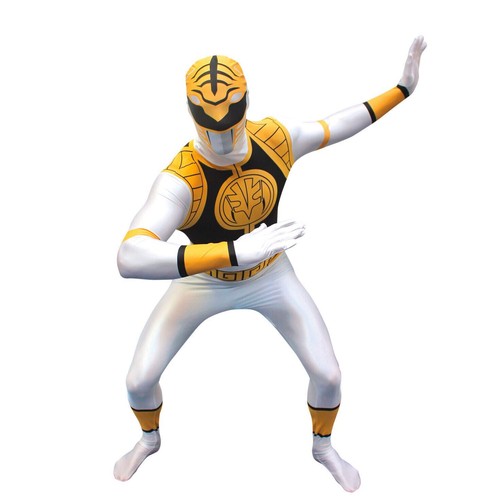 Adult white power ranger - white,