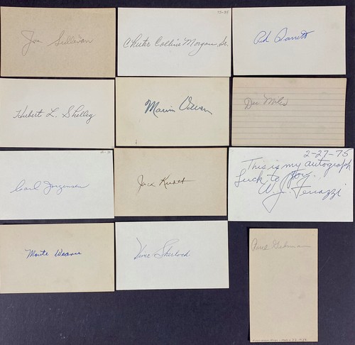 1930 baseball stars signed - 1930's,