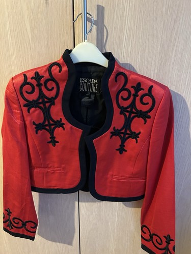 Escada couture red - escada, bolero