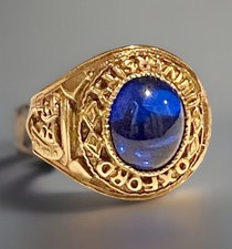 9ct gold Blue Spinel College