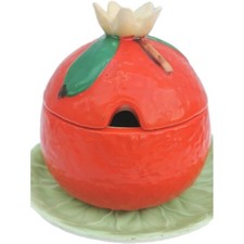 Carlton Ware 'Orange' Preserve