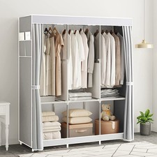 Fabric Canvas Wardrobe With