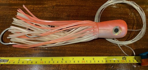 Trolling lure pink - lure, 12”